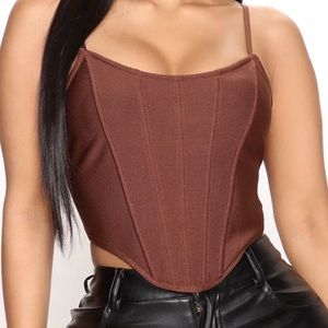 Fashion Nova Corset Top NWT